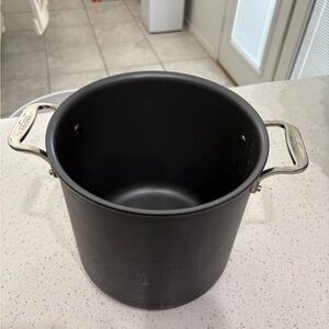 All Clad Metal Crafters 8 qt Non-Stick Black Stock Pot with Handles